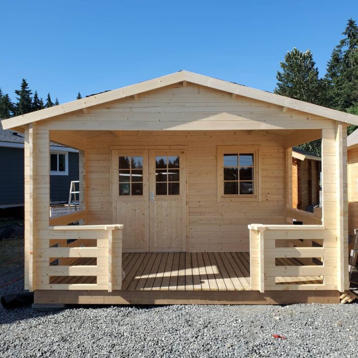 The Big Sky Cabin | Tiny Cabin with Covered Porch - Image 16