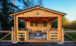 Big Sky Cabin used as a custom dog cabin