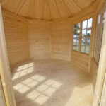 DIY gazebo for creative space and outdoor room use