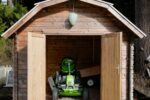 The Prospector Barn Shed rustic barn shed for backyard use