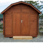 Concrete pier base option for timber structure