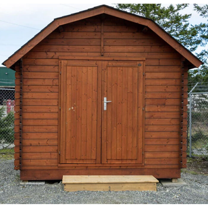 Concrete pier base option for timber structure