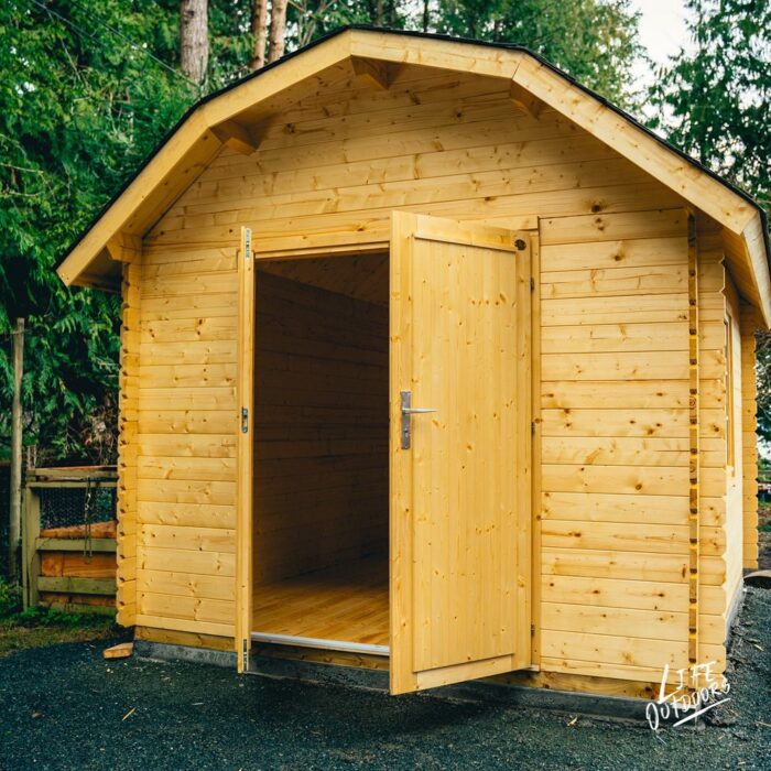 Prospector Barn Shed dimension drawing