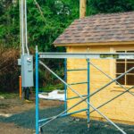 Barn shed roof option with charcoal shingles