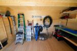 Wood shed for office studio and creative retreat space