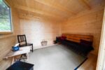 Modern studio shed for creative work and storage