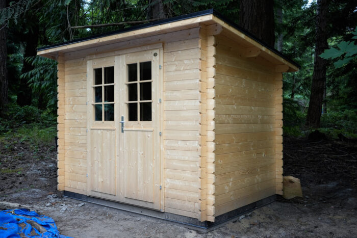 Painted exterior of The Workhorse Shed