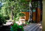 Black metal roof option for garden studio shed