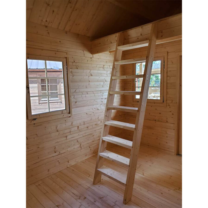 Eagle Loft Bunkie exterior with glazed doors and windows