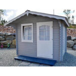 Timberline Studio Shed exterior with clean natural wood look