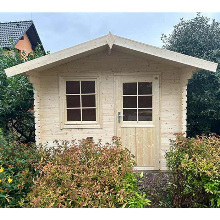 Wooden shed for hobby space and small studio use