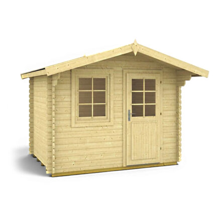 wooden shed