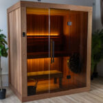 Canadian Timber Element Loft Sauna with Thermo Grandis wood