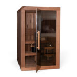 CT Element Nook Sauna compact indoor sauna with full glass front