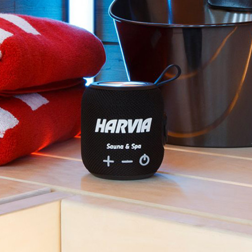 Black Harvia Bluetooth sauna speaker