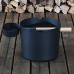 SaunaLife Essentials Set 2 | Sauna Bucket Ladle, Thermometer, and Sand Timer - Image 5