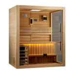 2 Person At Home Sauna | Golden Designs Hanko | Traditional Indoor Kit