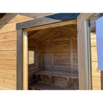 4 Person Nordheim Loki Outdoor Cabin Sauna | Fully Assembled - Image 11