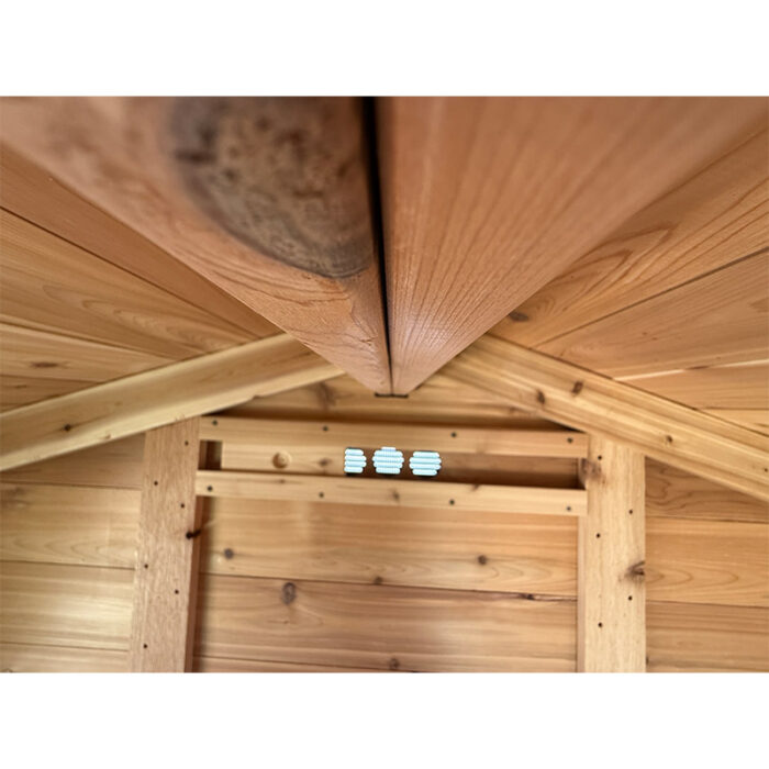 4 Person Nordheim Loki Outdoor Cabin Sauna | Fully Assembled - Image 21