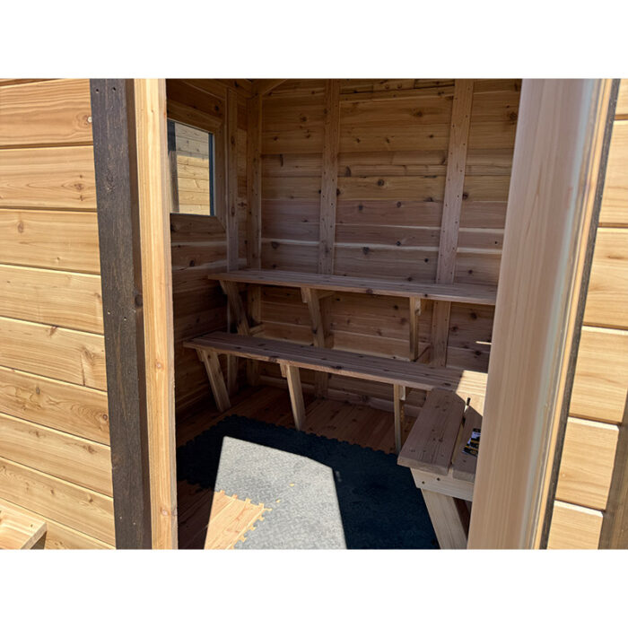 4 Person Nordheim Loki Outdoor Cabin Sauna | Fully Assembled - Image 12