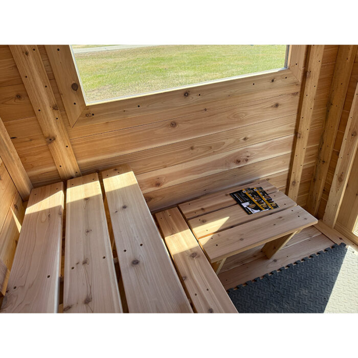 4 Person Nordheim Loki Outdoor Cabin Sauna | Fully Assembled - Image 15