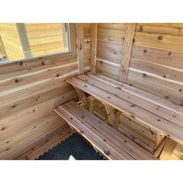 4 Person Nordheim Loki Outdoor Cabin Sauna | Fully Assembled - Image 16