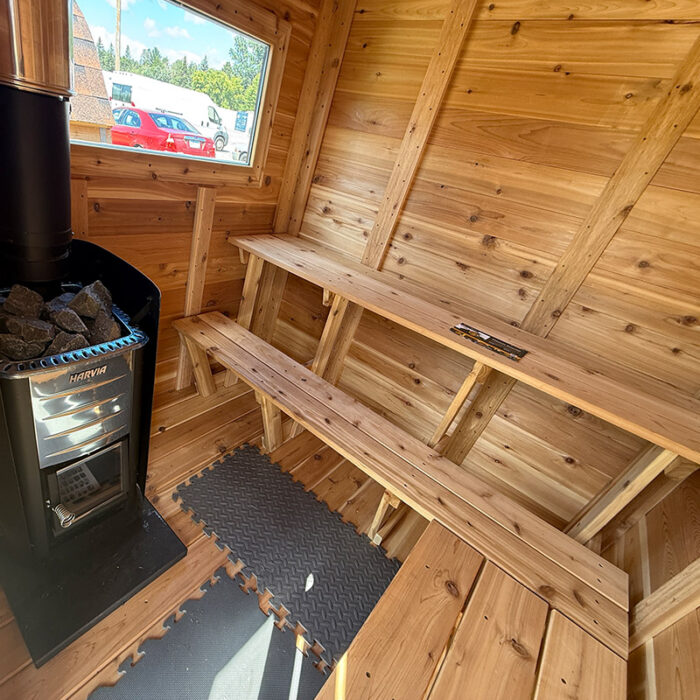 4 Person Nordheim Loki Outdoor Cabin Sauna | Fully Assembled - Image 18