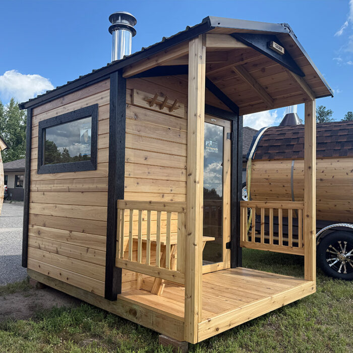 4 Person Nordheim Loki Outdoor Cabin Sauna | Fully Assembled - Image 2