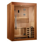 2 Person Home Sauna | Golden Designs Sundsvall | Traditional Indoor Kit