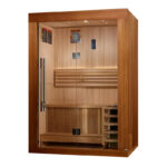 2 Person Home Sauna | Golden Designs Sundsvall | Traditional Indoor Kit - Image 2