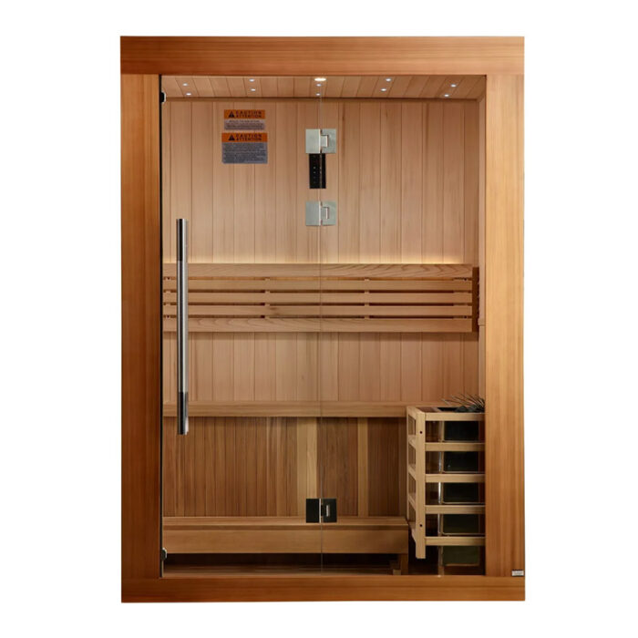 2 Person Home Sauna | Golden Designs Sundsvall | Traditional Indoor Kit - Image 3