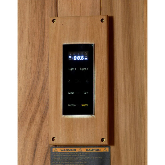2 Person Home Sauna | Golden Designs Sundsvall | Traditional Indoor Kit - Image 5