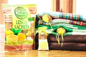 Lemon Sachet Bag Blankets Ad